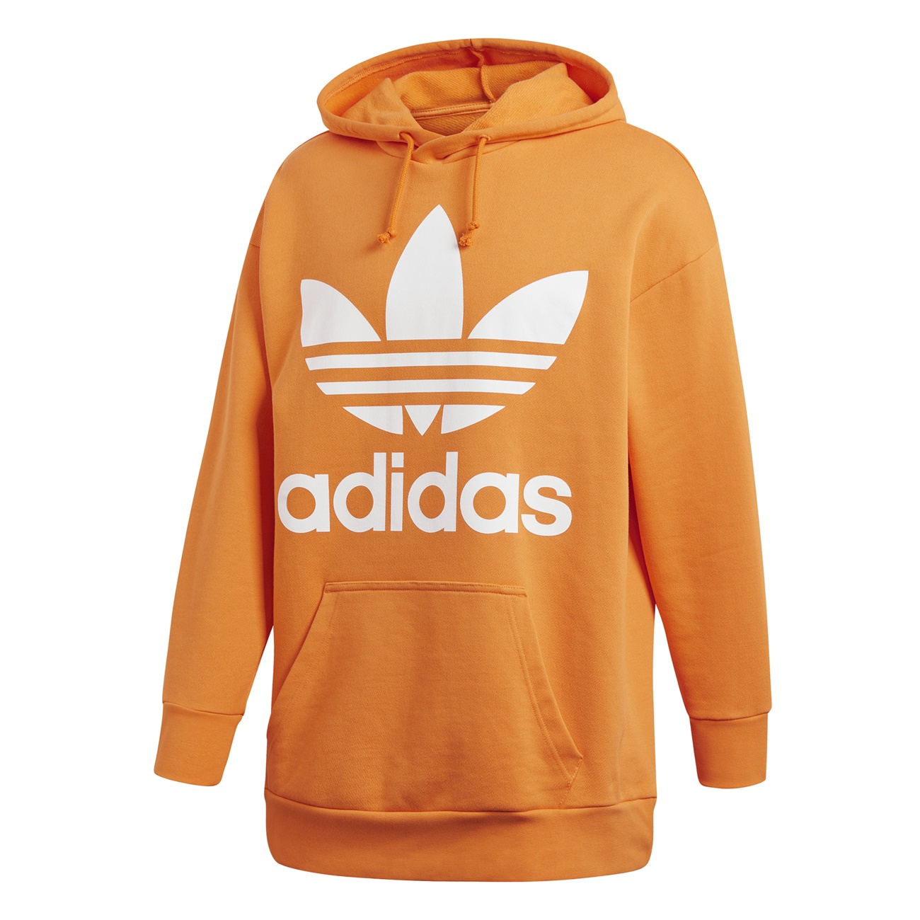 bright orange adidas hoodie