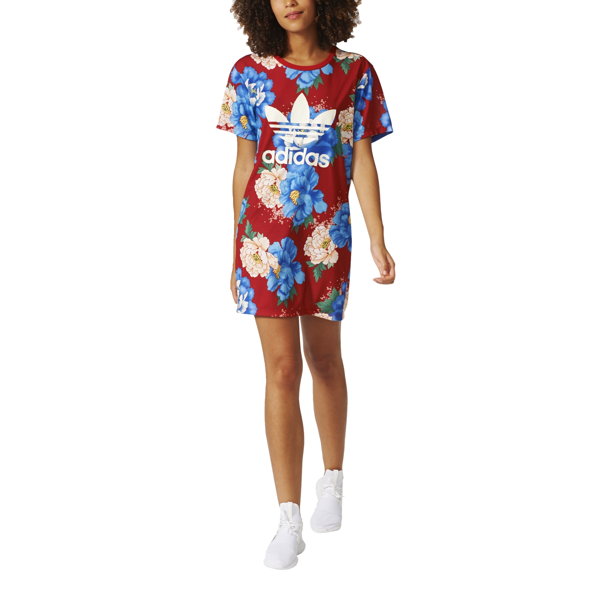 adidas tee dress multicolor
