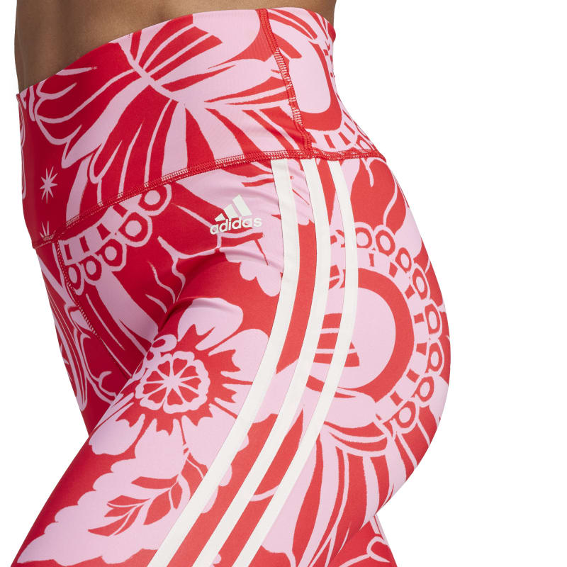 Adidas x Farm 7/8 Leggings Vivid Red 