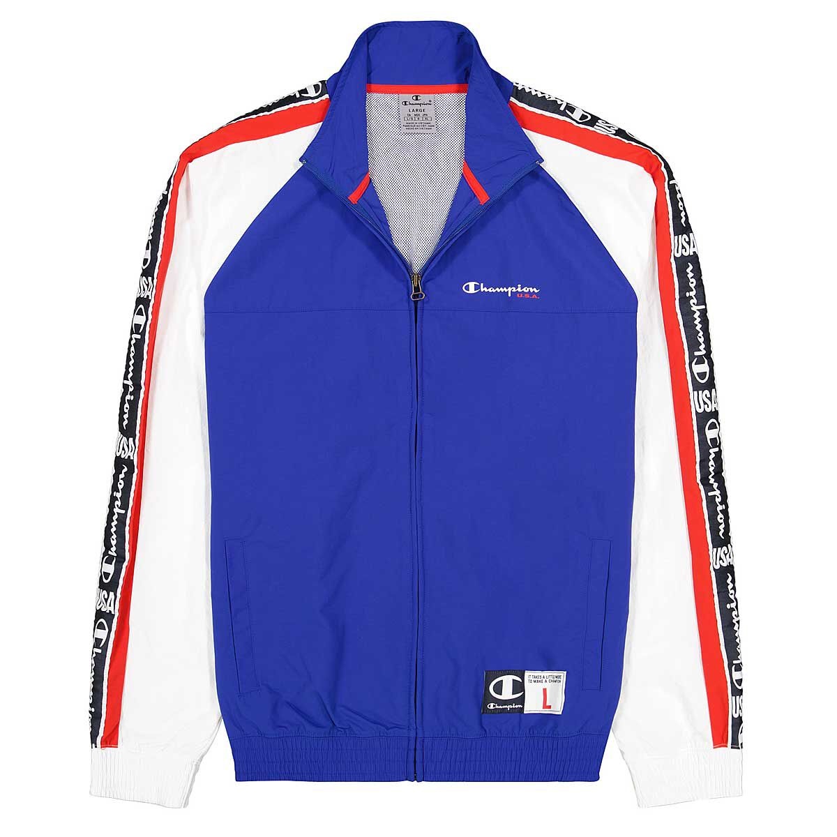 COLOR BLOCK LOGO TRACK JACKET