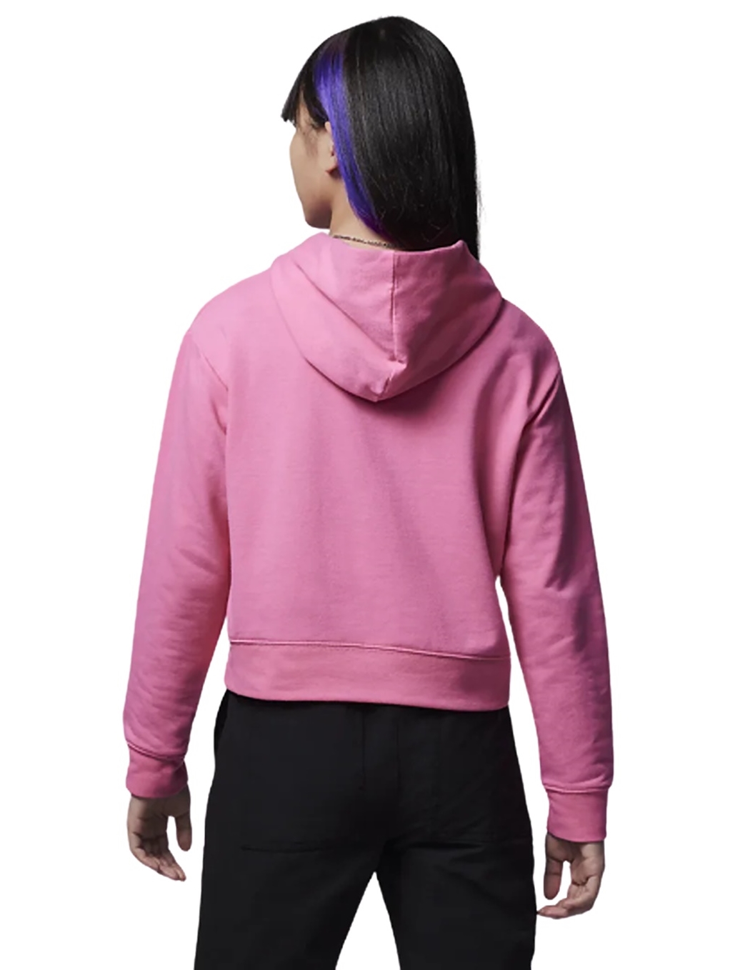 Jordan Girls Essentials Shine Pullover Hoodie Pinksicle