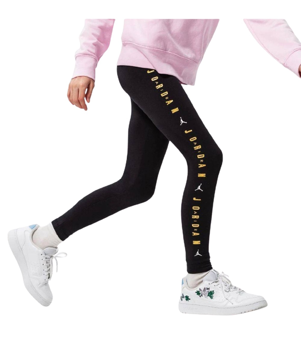 Jordan Girls Jumpman High-Rise Leggings Black/Gold