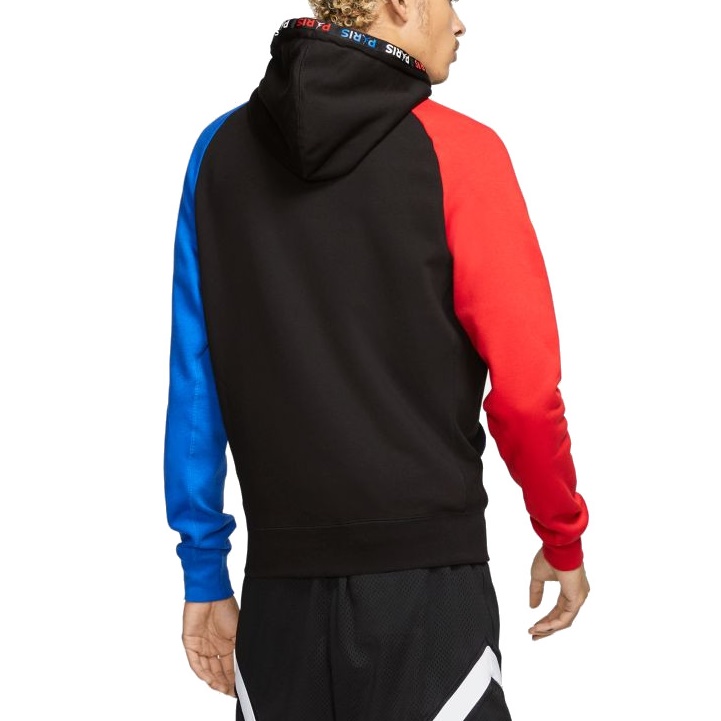 Jordan PSG Black Cat FullZip Fleece Hoodie (011)