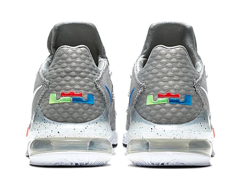 grey lebron 17 low