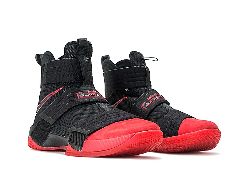 lebron soldier 10 black and red
