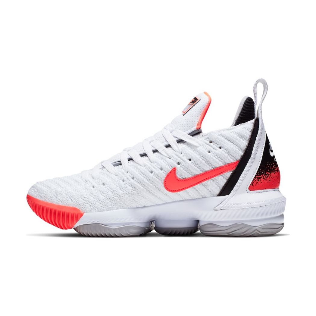 lebron 16 hot lava white