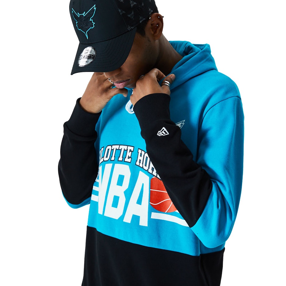 New Era NBA Charlotte Throw Back Hoodie