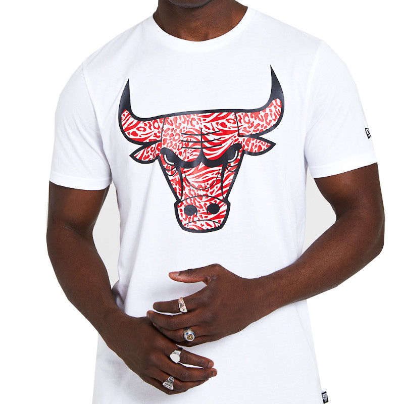 New Era NBA Chicago Bulls Infill Logo TShirt (white)