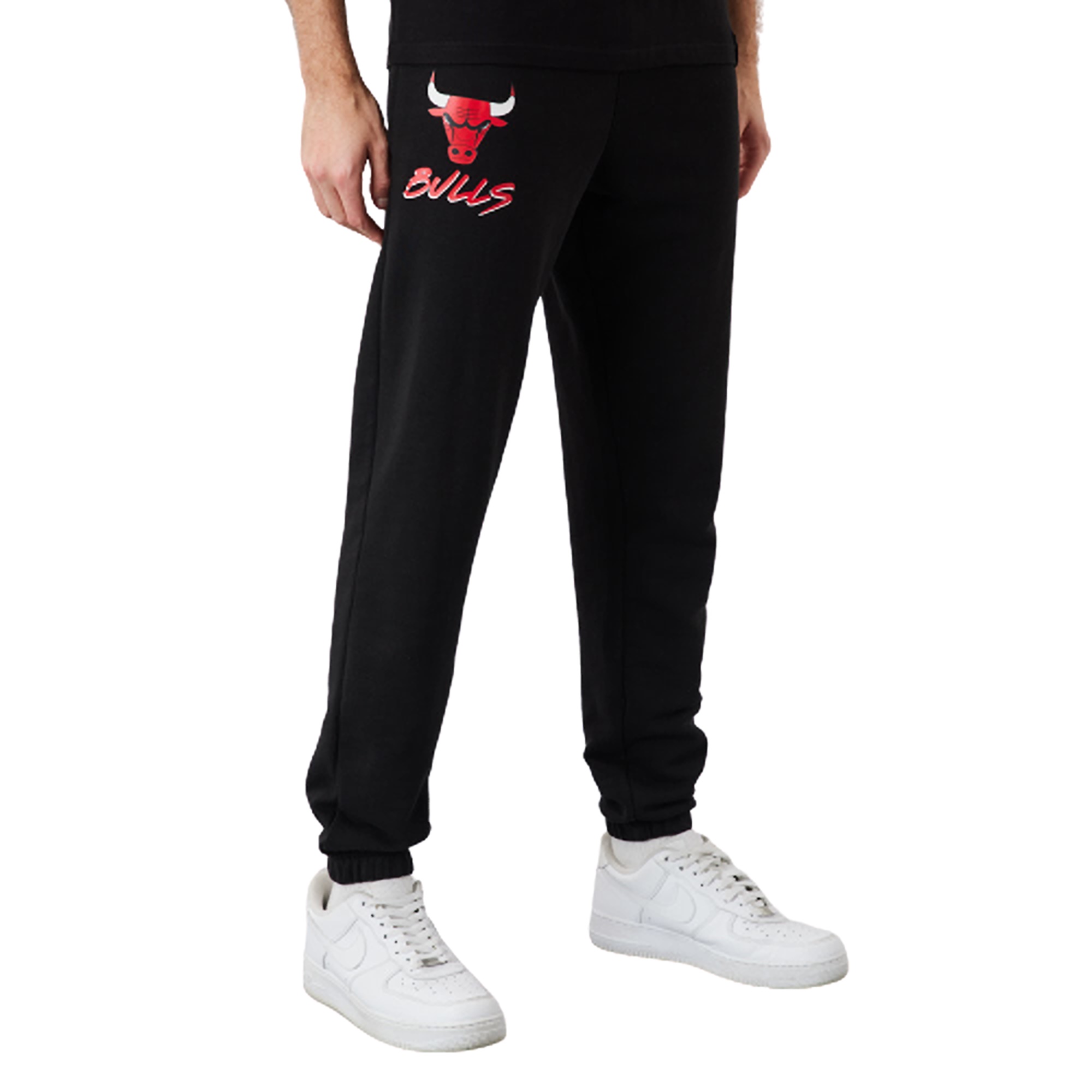 New Era NBA Chicago Bulls Script Logo Jogger Black