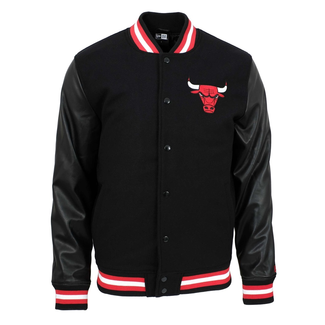 new era bulls jacket