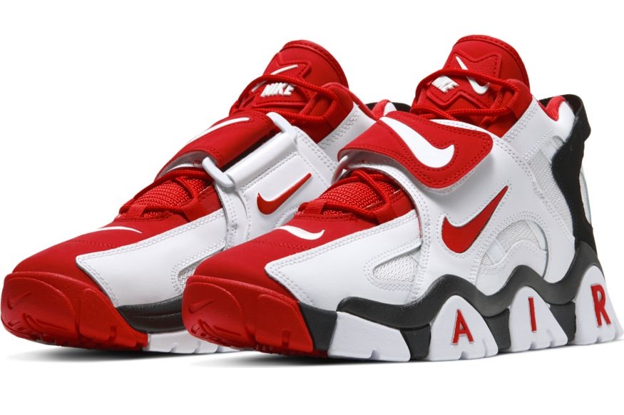 nike air barrage mid red