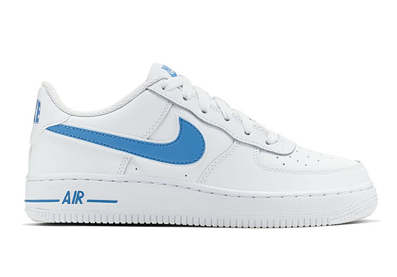 nike air force azul e branco