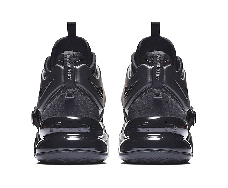 nike air force 270 triple black