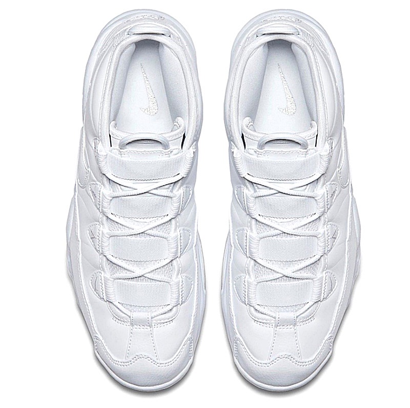 nike uptempo 95 triple white
