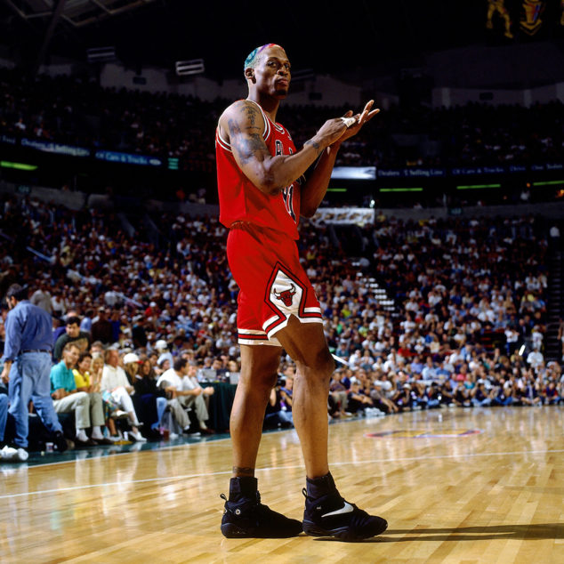 nike air shake ndestrukt dennis rodman