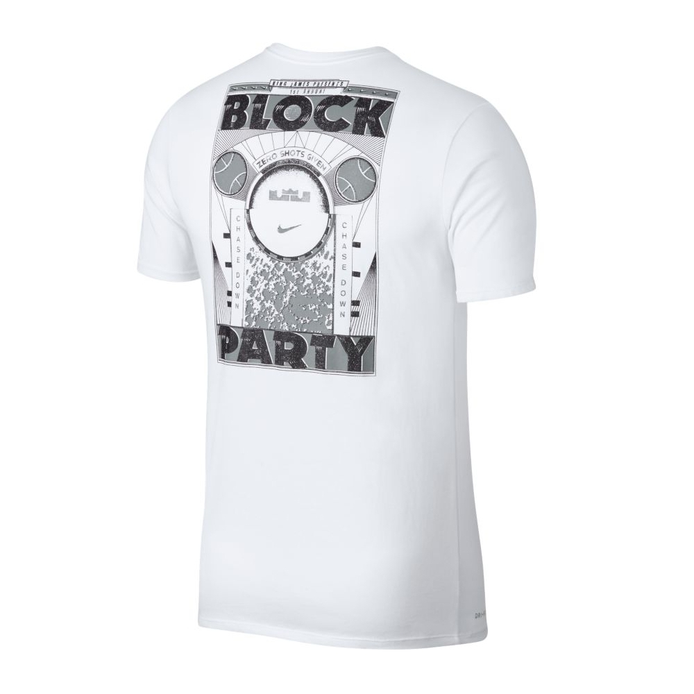 Nike Dry Lebron Bloc-King T-Shirt (100) - manelsanchez.pt