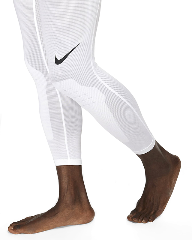 Nike Pro 3/4 Basketball Tights (White) 