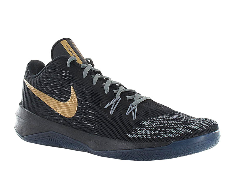 nike zoom evidence 2 black gold