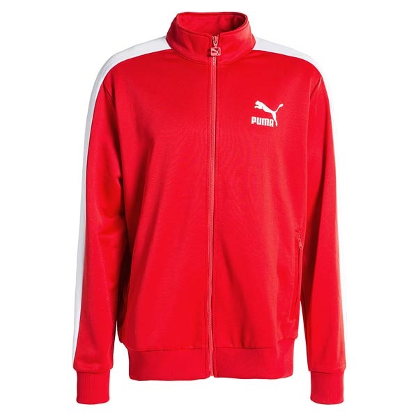 puma archive t7 track jacket red