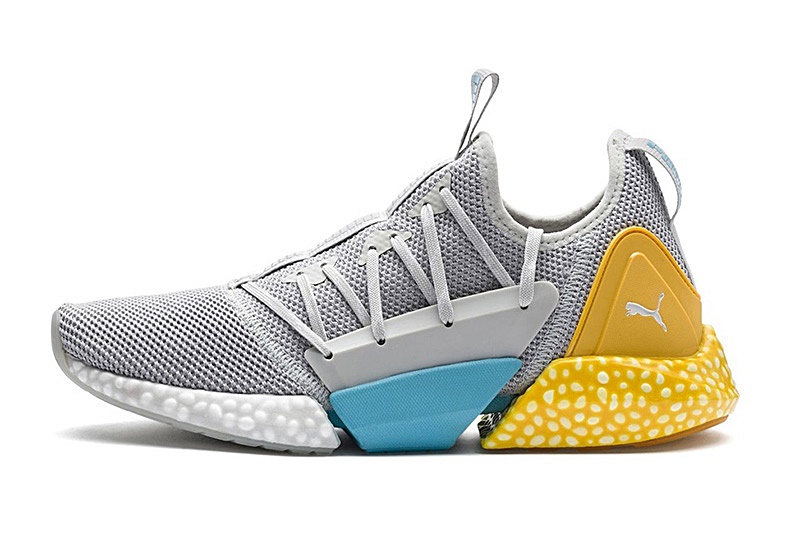 puma hybrid rocket runner mens gold