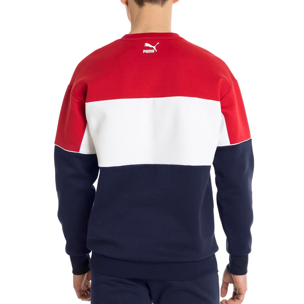 puma retro crew turtle rib neck