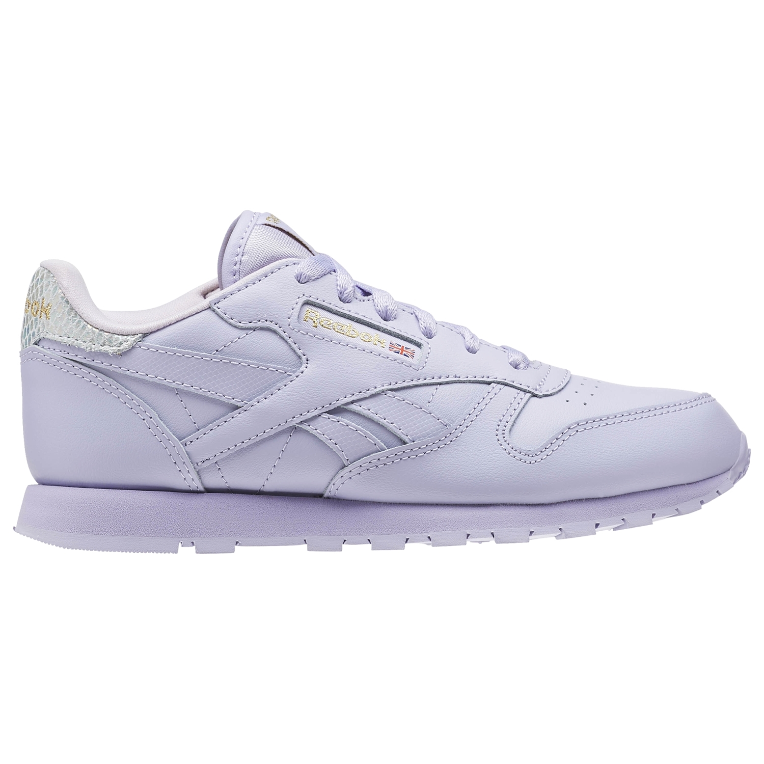 reebok leather metallic