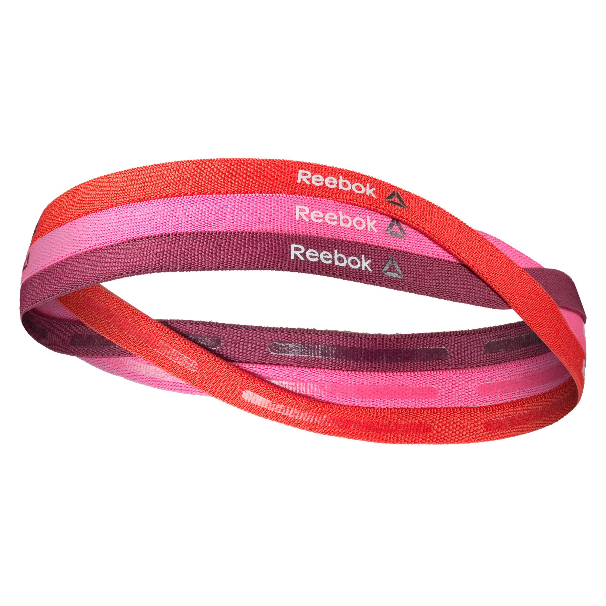 Reebok ONE Series Thin Headbands Pack 3pp (rebel berry/poison pi