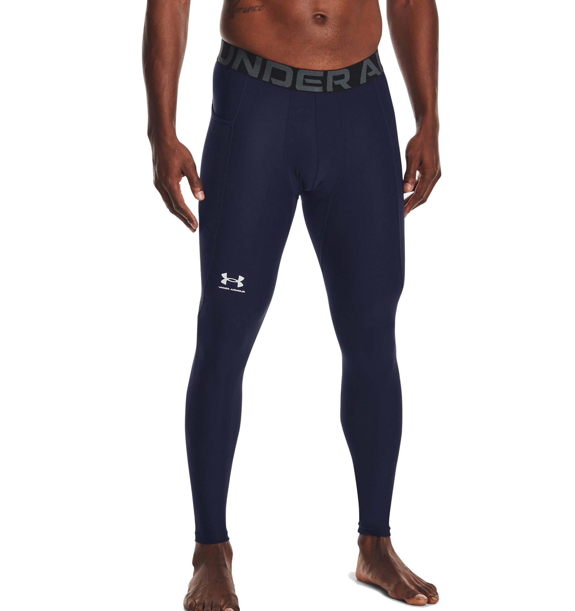 UA Men's HeatGear® Leggings Midnight Navy