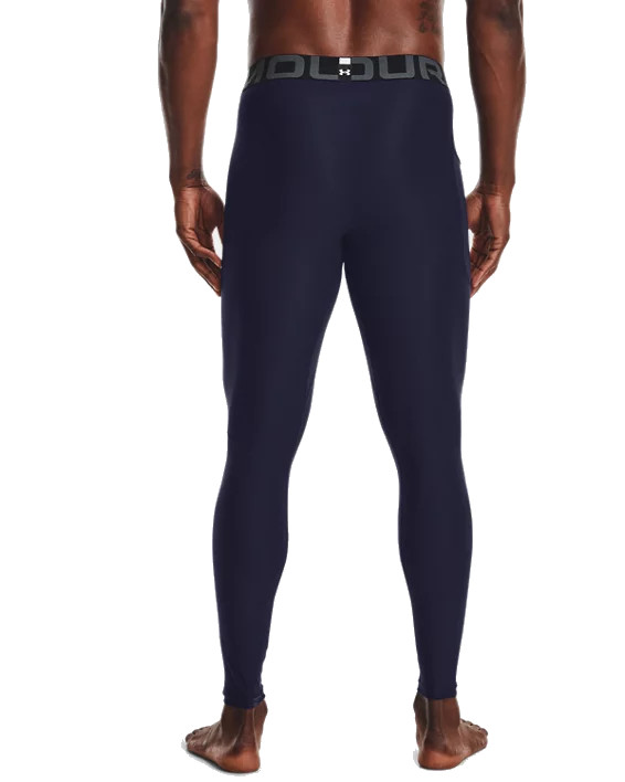 UA Men's HeatGear® Leggings Midnight Navy