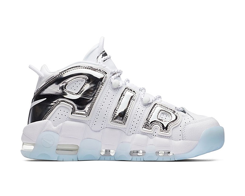 nike uptempo women's black